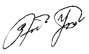 Jozef Stofik podpis